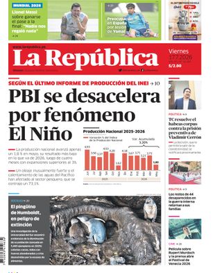 Edición Impresa - La Republica | Norte - Viernes 17 de Julio del 2026