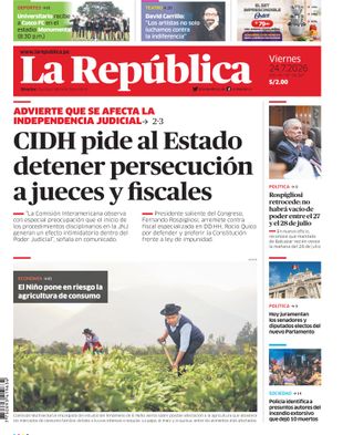 Edición Impresa - La Republica | Norte - Viernes 24 de Julio del 2026