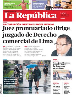 Edición Impresa - La Republica | Sur - Lunes 03 de Agosto del 2026