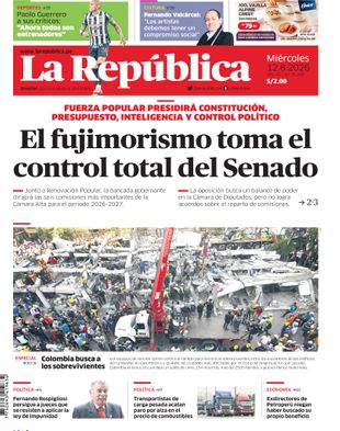 Edición Impresa - La Republica | Norte - Miercoles 12 de Agosto del 2026