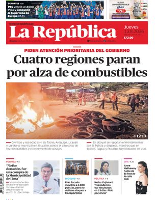Edición Impresa - La Republica | Norte - Jueves 13 de Agosto del 2026