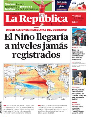 Edición Impresa - La Republica | Norte - Viernes 14 de Agosto del 2026