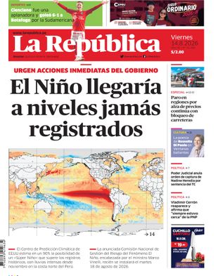 Edición Impresa - La Republica | Sur - Viernes 14 de Agosto del 2026