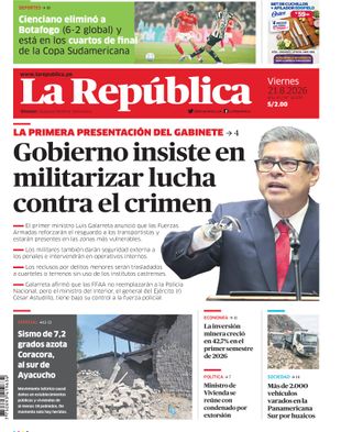 Edición Impresa - La Republica | Norte - Viernes 21 de Agosto del 2026