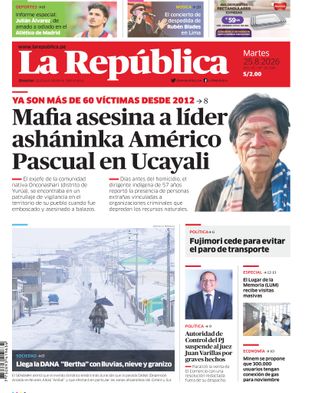 Edición Impresa - La Republica | Sur - Martes 25 de Agosto del 2026
