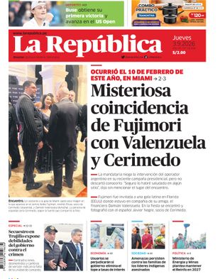 Edición Impresa - La Republica | Norte - Jueves 03 de Setiembre del 2026