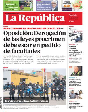 Edición Impresa - La Republica | Sur - Sabado 05 de Setiembre del 2026