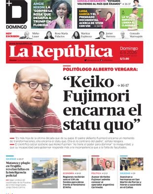 Edición Impresa - La Republica | Sur - Domingo 06 de Setiembre del 2026