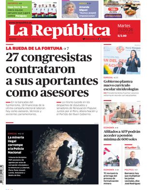 Edición Impresa - La Republica | Norte - Martes 15 de Setiembre del 2026