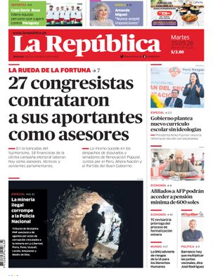 Edición Impresa - La Republica | Sur - Martes 15 de Setiembre del 2026