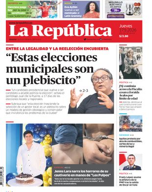 Edición Impresa - La Republica | Sur - Jueves 17 de Setiembre del 2026