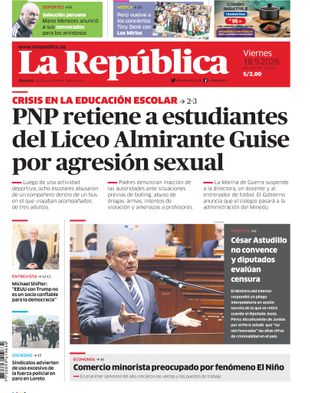 Edición Impresa - La Republica | Sur - Viernes 18 de Setiembre del 2026