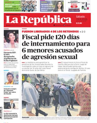 Edición Impresa - La Republica | Norte - Sabado 19 de Setiembre del 2026