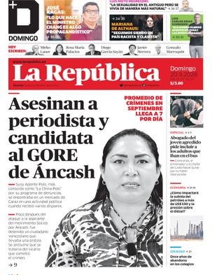 Edición Impresa - La Republica | Norte - Domingo 20 de Setiembre del 2026