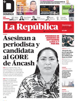 Edición Impresa - La Republica | Sur - Domingo 20 de Setiembre del 2026