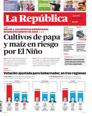 Edición Impresa - La Republica | Norte - Jueves 08 de Octubre del 2026