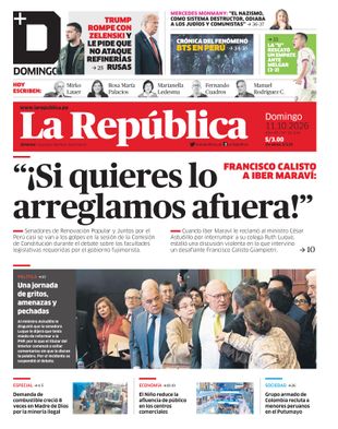 Edición Impresa - La Republica | Lima - Domingo 11 de Octubre del 2026