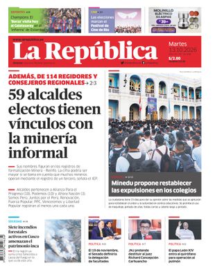 Edición Impresa - La Republica | Lima - Martes 13 de Octubre del 2026