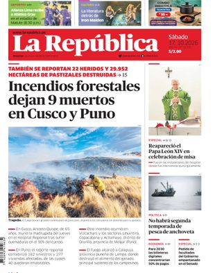 Edición Impresa - La Republica | Norte - Sabado 17 de Octubre del 2026