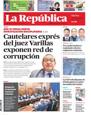 Edición Impresa - La Republica | Norte - Martes 20 de Octubre del 2026