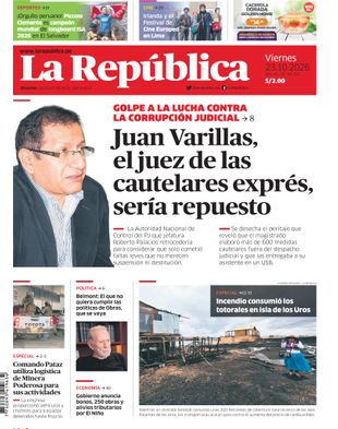Edición Impresa - La Republica | Norte - Viernes 23 de Octubre del 2026