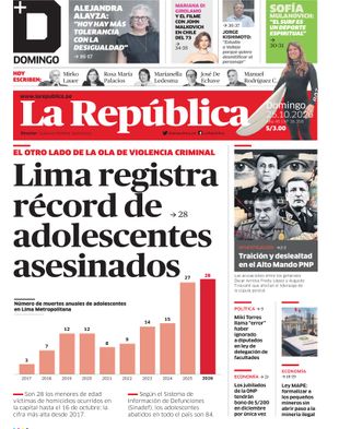 Edición Impresa - La Republica | Norte - Domingo 25 de Octubre del 2026