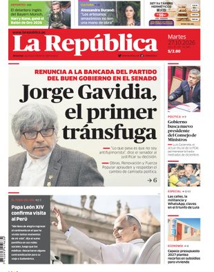 Edición Impresa - La Republica | Norte - Martes 27 de Octubre del 2026