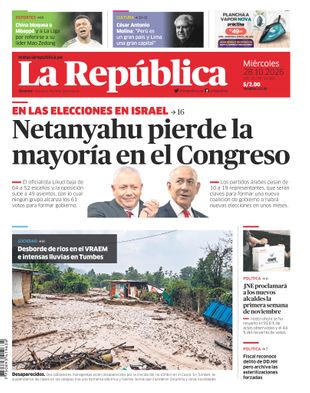 Edición Impresa - La Republica | Lima - Miercoles 28 de Octubre del 2026